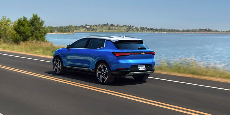 Blue 2025 Chevy Blazer EV