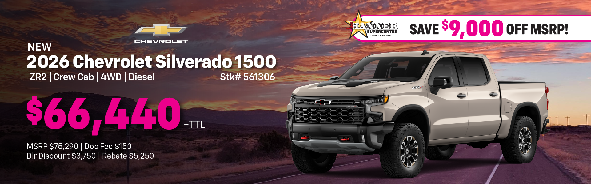 Save 9,000 on a Silverado ZR2!