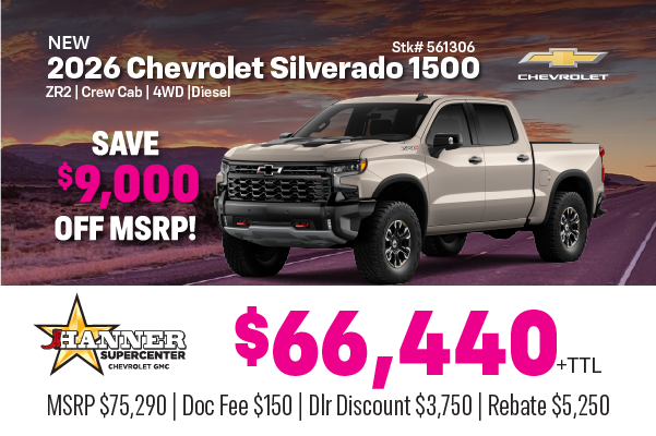 Save 9,000 on a Silverado ZR2!