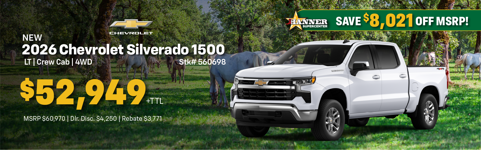 Save $9021 on Silverado 1500 LT