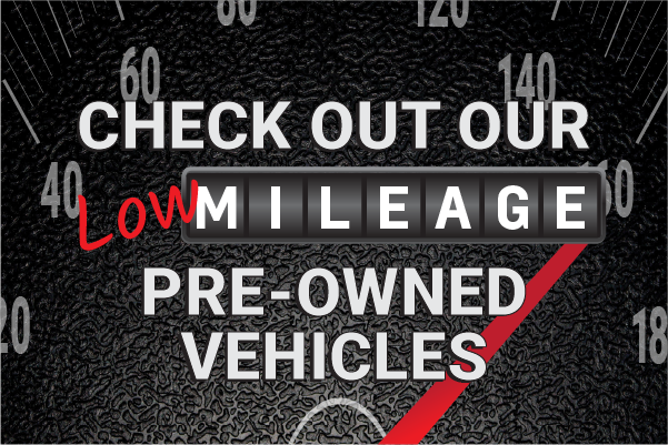 View Low Mileage PreOwned Vehicles